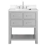 31" Brockton Vanity for Rectangular Undermount Sink