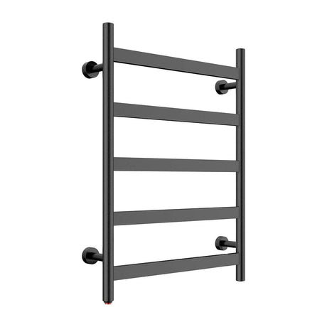 31" Tall 5 Flat Bar Wall-Mount Hard-Wiring/Plug in Towel Warmer
