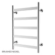 31" Tall 5 Flat Bar Wall-Mount Hard-Wiring/Plug in Towel Warmer