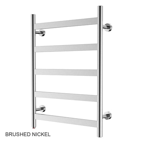 31" Tall 5 Flat Bar Wall-Mount Hard-Wiring/Plug in Towel Warmer