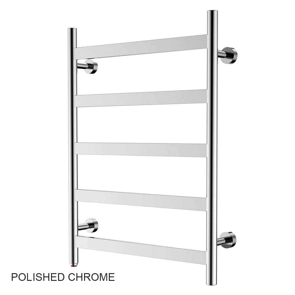 31" Tall 5 Flat Bar Wall-Mount Hard-Wiring/Plug in Towel Warmer