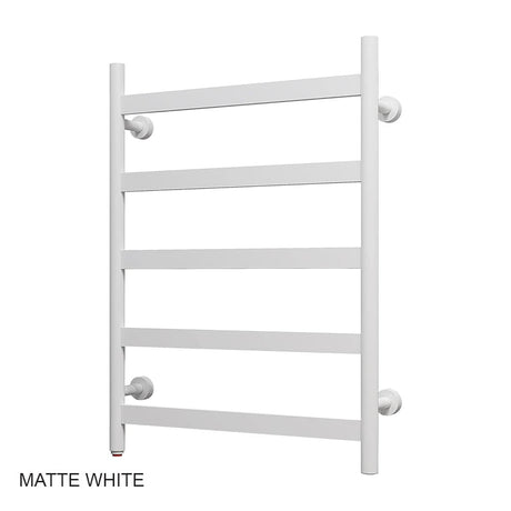 31" Tall 5 Flat Bar Wall-Mount Hard-Wiring/Plug in Towel Warmer