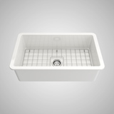 32" Tentara Fireclay Single-Bowl Undermount Sink