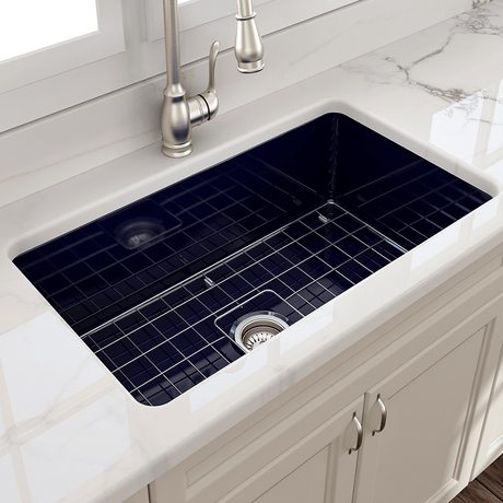 32" Tentara Fireclay Single-Bowl Undermount Sink