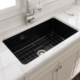 32" Tentara Fireclay Single-Bowl Undermount Sink