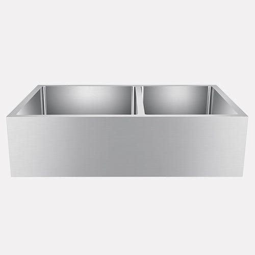 33" Adger Stainless Steel 60/40 Offset Double-Bowl Farmhouse Sink