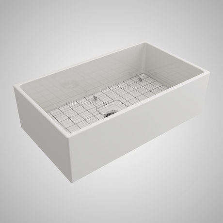 33" Anton Fireclay Single-Bowl Farmhouse Sink