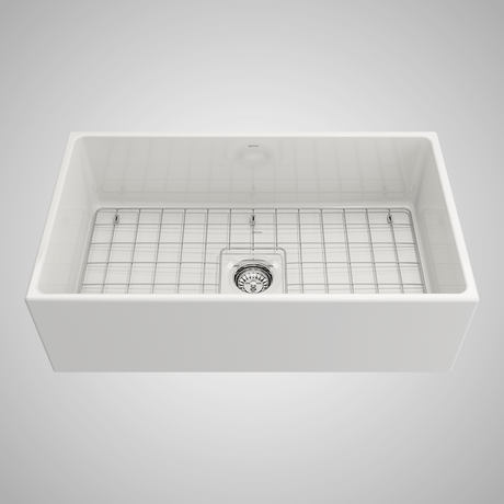 33" Anton Fireclay Single-Bowl Farmhouse Sink