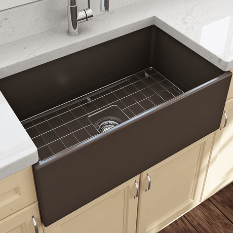 33" Anton Fireclay Single-Bowl Farmhouse Sink