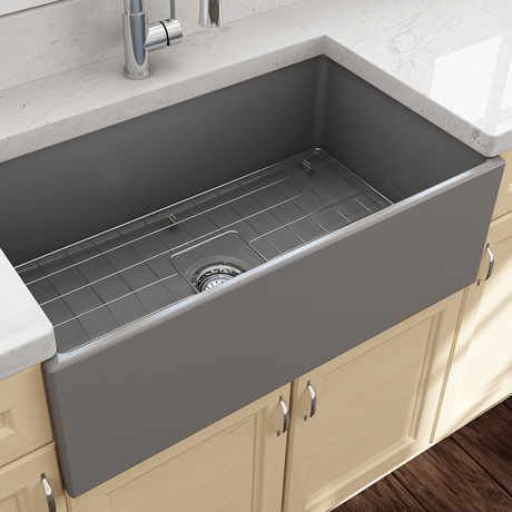 33" Anton Fireclay Single-Bowl Farmhouse Sink