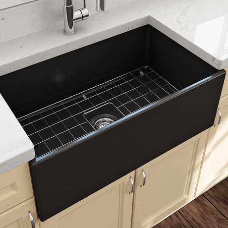 33" Anton Fireclay Single-Bowl Farmhouse Sink