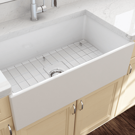 33" Anton Fireclay Single-Bowl Farmhouse Sink