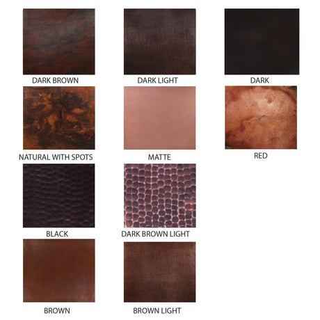 33" Campeche Hammered Copper Single-Bowl Drop-In Kitchen Sink