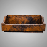 33" Gapencard Hammered Copper Single-Bowl Farmhouse Sink