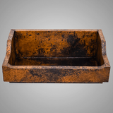 33" Gapencard Hammered Copper Single-Bowl Farmhouse Sink