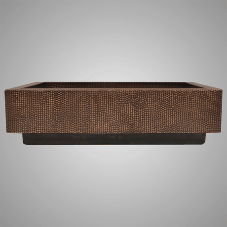 33" Gipperpar Hammered Copper Single-Bowl Farmhouse Sink