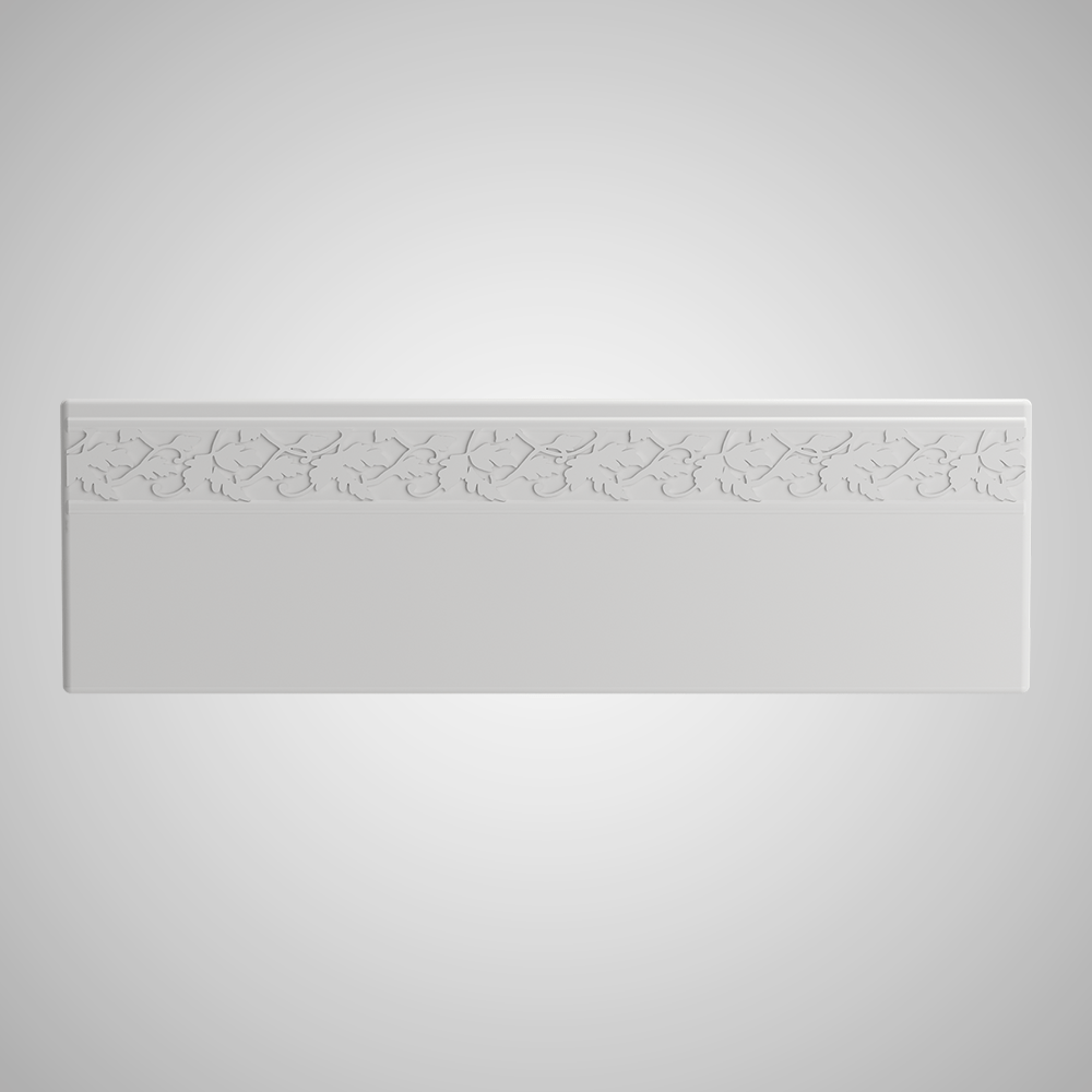 33" Hempter Fireclay Single-Bowl Farmhouse Sink with Decorative Top Lip