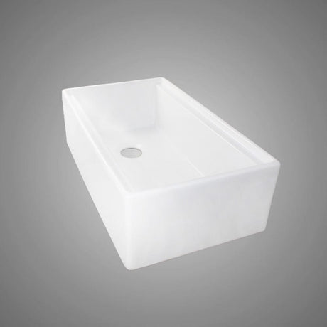 33” Shuler Fireclay Single-Bowl Workstation Farmhouse Sink