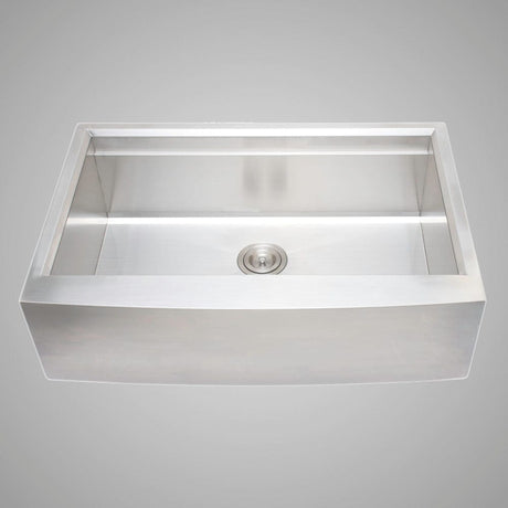 33" Tyringham Stainless Steel Single-Bowl Workstation Farmhouse Sink