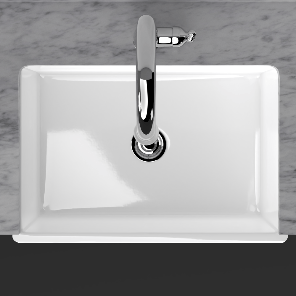 33" Ubel Handcrafted Fireclay Single-Bowl Framed Apron Farmhouse Sink - White