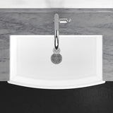 33" Verster Fireclay Curved Apron Single-Bowl Farmhouse B-Grade Sink - White