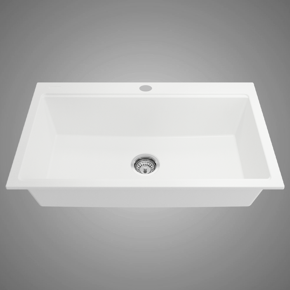 34" Enya Granite Composite Workstation Sink with HPL Covers