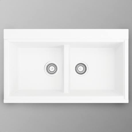 34" Shay Double-Bowl Granite Composite Workstation Sink