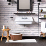 36" Epsey Vitreous China Wall-Mount Bathroom Sink