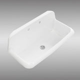 36" Epsey Vitreous China Wall-Mount Bathroom Sink