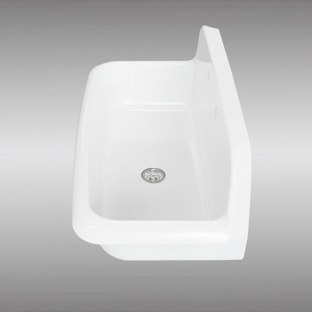 36" Epsey Vitreous China Wall-Mount Bathroom Sink