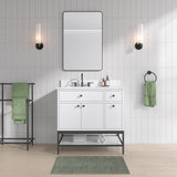 36" Mallory Vanity for Recatangular Undermount Sink