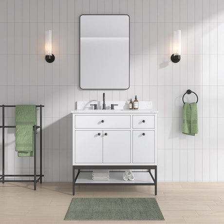 36" Mallory Vanity for Recatangular Undermount Sink