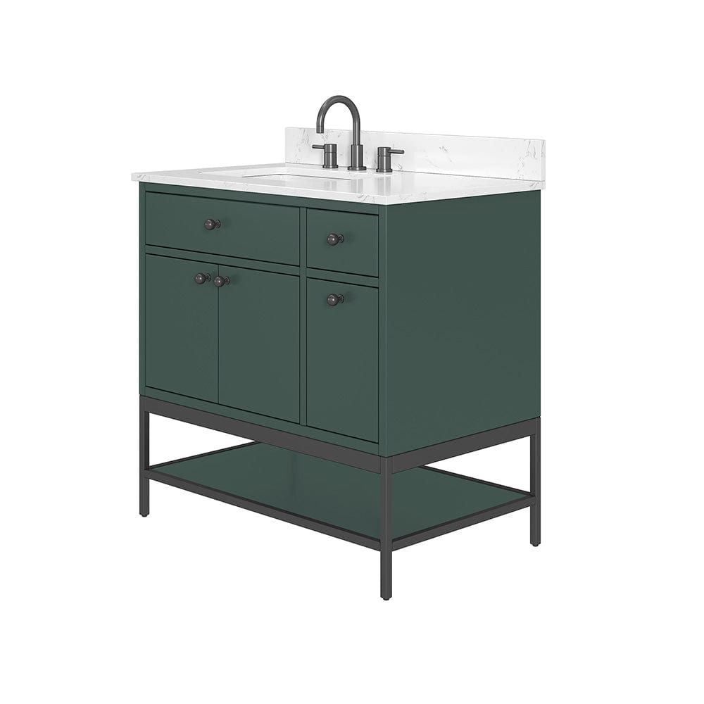 36" Mallory Vanity for Recatangular Undermount Sink