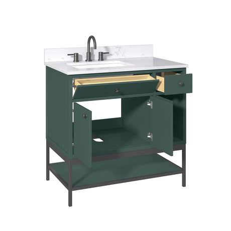 36" Mallory Vanity for Recatangular Undermount Sink
