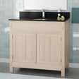 36" Mission Unfinished Red Oak Vanity for Undermount Sink - 34" Height