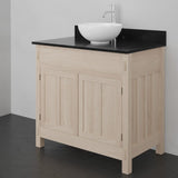 36" Mission Unfinished Red Oak Vanity for Vessel Sink - 34" Height