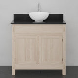 36" Mission Unfinished Red Oak Vanity for Vessel Sink - 34" Height