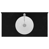 36" Narrow Mission Unfinished Red Oak Vanity for Vessel Sink - 34" Height