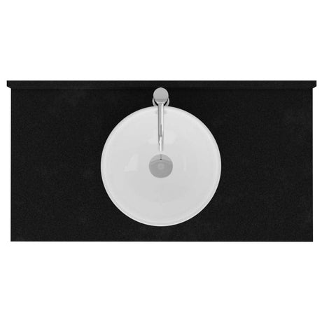 36" Narrow Mission Unfinished Red Oak Vanity for Vessel Sink - 34" Height