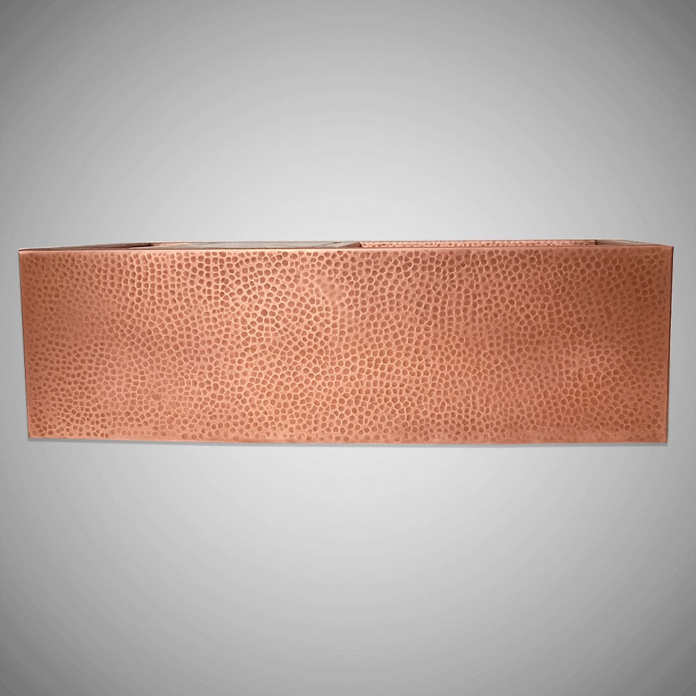 36" Sloane Hammered Copper Workstation Farmhouse Sink