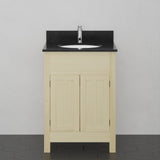 36" Unpainted Shaker Style Poplar Wood Vanity for Undermount Sink - 34" Height