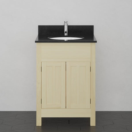 36" Unpainted Shaker Style Poplar Wood Vanity for Undermount Sink - 34" Height