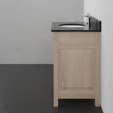 36" Vippis Unfinished Red Oak Raised Panel Vanity for Undermount Sink - 34" Height