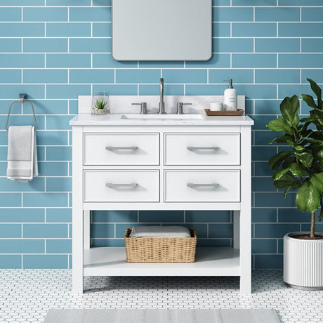 37" Brockton Vanity for Rectangular Undermount Sink