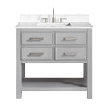 37" Brockton Vanity for Rectangular Undermount Sink
