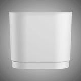 39" Akio Solid Surface Stone Resin Japanese Oval Soaking Bathtub with Integral Seat