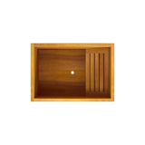 39" Hurley Handcrafted Natural Wood Japanese Soaking Tub