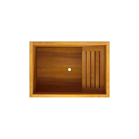 39" Hurley Handcrafted Natural Wood Japanese Soaking Tub