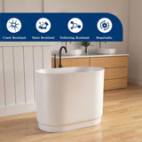39" Tatara Solid Surface Stone Resin Japanese Soaking Tub
