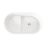39" Tatara Solid Surface Stone Resin Japanese Soaking Tub